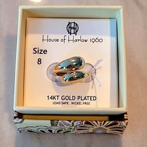 House of Harlow 1960 Gold Plated Ring